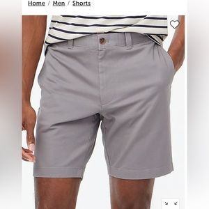 J. CREW Factory Gramercy Flex Chino Shorts Flat Front Men's Size 31 *NWT